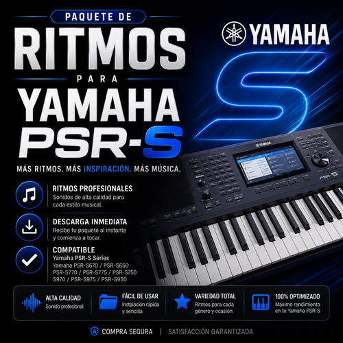 +100 Ritmos YAMAHA PSR-S