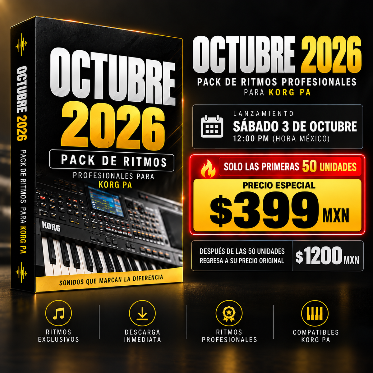 PACK OCTUBRE 2026
